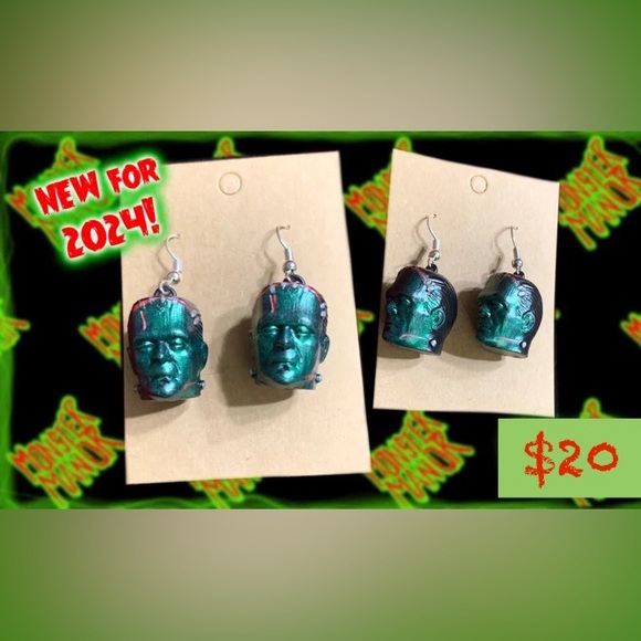 Universal monsters Frankenstein earrings‎ - Picture 1 of 1